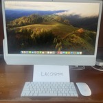 Mint iMac 2021 24 inch - 256 GB, Silver, 8 GB, Apple M1