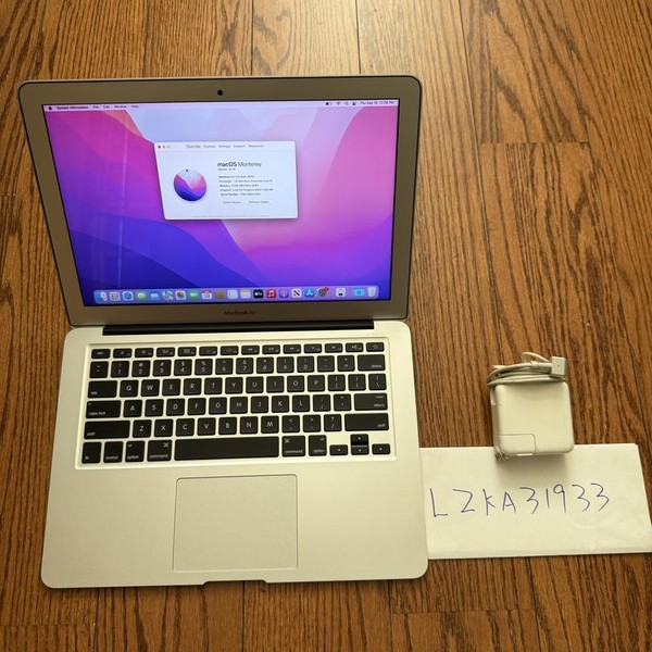 MacBook Air 2017 - 13 inch - 128 GB, Silver, 8 GB, Intel Core i5