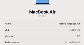 Mint
													MacBook Air 2022 - 13" - Apple M2, Starlight, 256 GB, 8 GB, photo 3 of 16