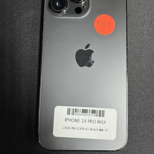 Apple iPhone 14 Pro Max - Unlocked, 128 GB, Black, A2651