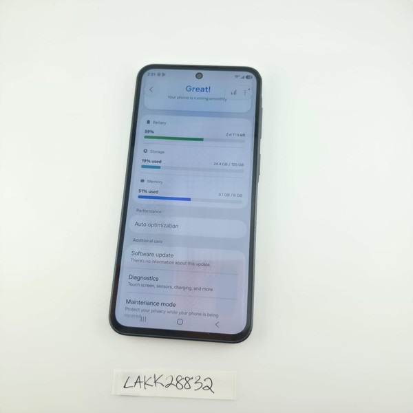 Samsung Galaxy A37 5G - Metro by T-Mobile, 128 GB, Charcoal