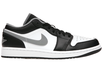 Jordan 1 Low Black White Grey for sale