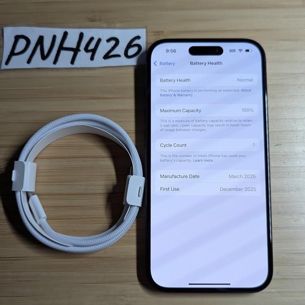 Apple iPhone 15 - AT&T, 128 GB, Black, A2846