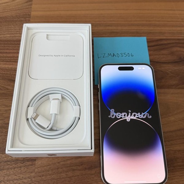 Apple iPhone 14 Pro - Unlocked, 256 GB, Silver, A2650