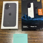 New Apple iPhone 16 - Unlocked, 128 GB, Black, A3081