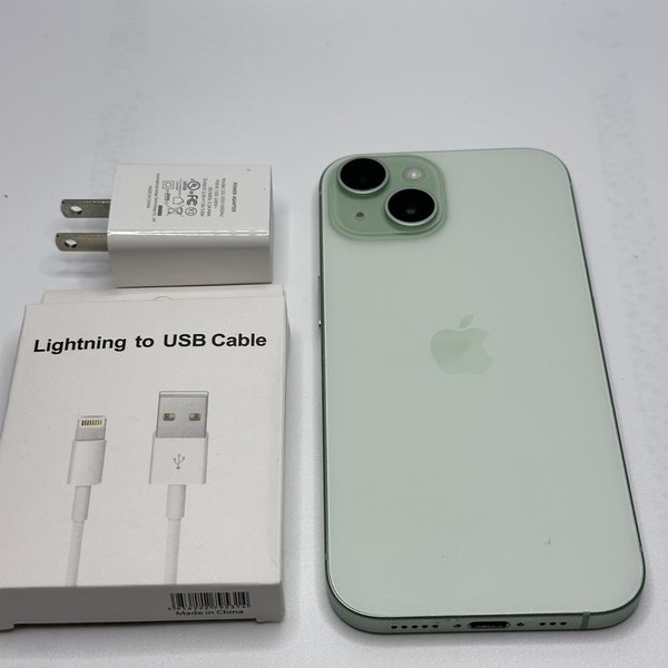 Apple iPhone 15 - Unlocked, 128 GB, Green, A2846