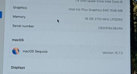 Good
													MacBook Pro 2020 - 13" - I5, Gray, 256 GB, 16 GB, photo 3 of 9