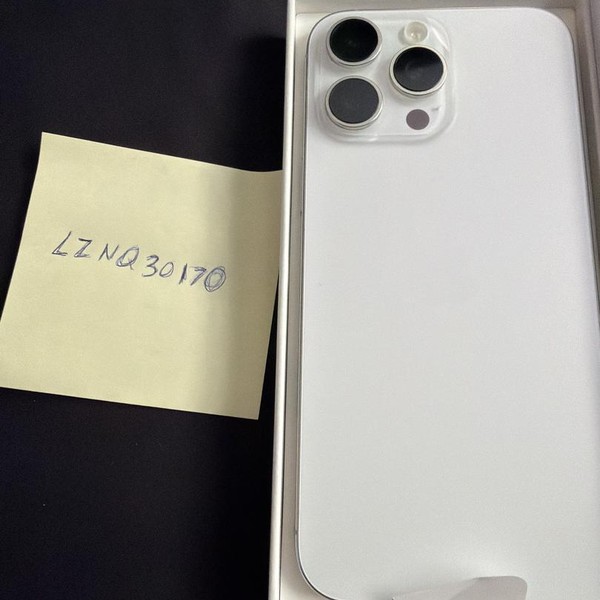 Apple iPhone 16 Pro Max - Unlocked, 256 GB, White, A3084