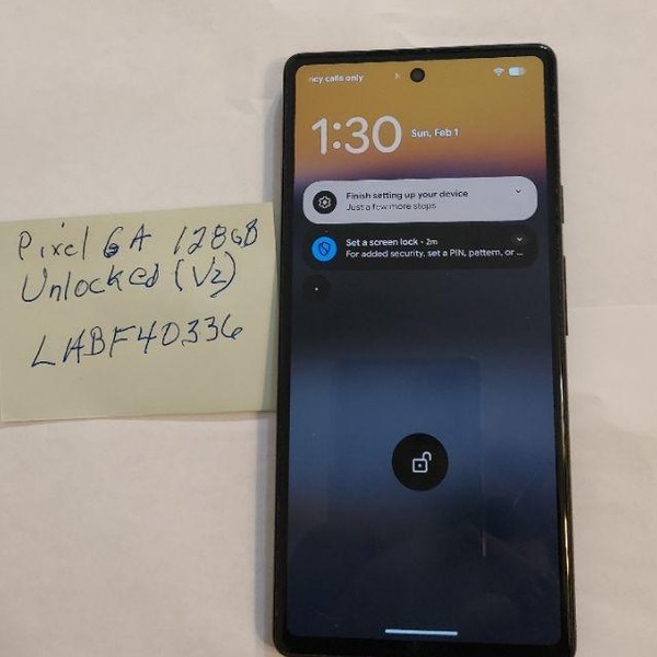 Google Pixel 6a - Verizon, 128 GB, Charcoal, 6 GB, GB62Z