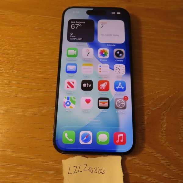 Apple iPhone 15 Pro - Unlocked, 128 GB, Blue, A2848