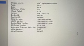 Good
													MacBook Pro 2019 - 16" - I7, Gray, 1 TB, 32 GB, photo 5 of 11