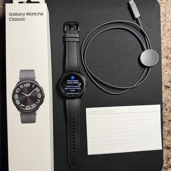 Samsung Galaxy Watch6 Classic - Wi-Fi, Black, 43mm