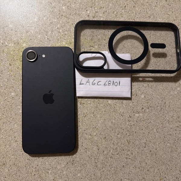 Apple iPhone 16e - AT&T, 128 GB, Black, A3212