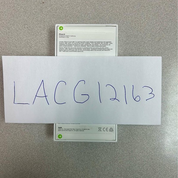 Apple iPhone 14 - Unlocked, 128 GB, Midnight, A2649