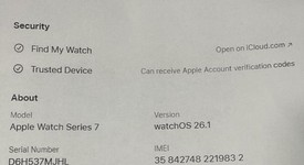 Good
													Apple Watch Series 7 45mm - Unlocked, Blue, A2477 - Cellular, Aluminum, photo 4 of 7