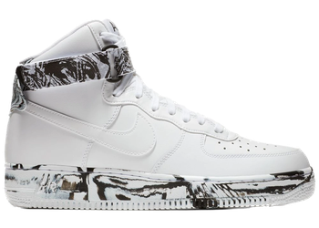 Nike Air Force 1 High Dip Dye White Black for sale