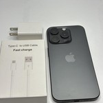 Good Apple iPhone 15 Pro - Unlocked, Black, 128 GB, A2848