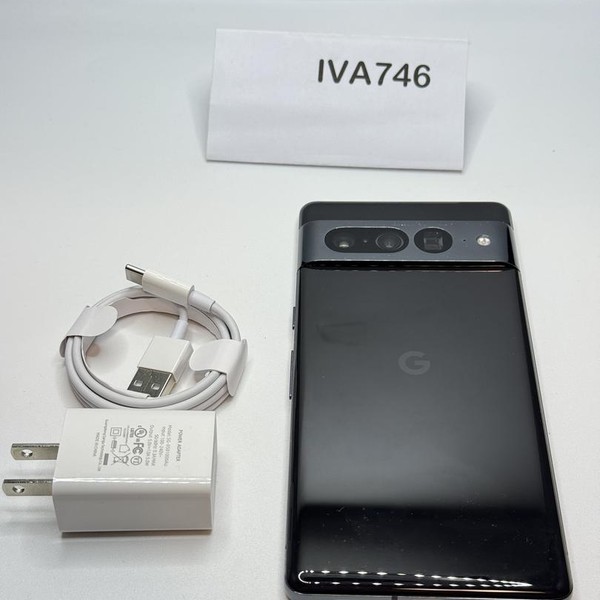 Google Pixel 7 Pro - Unlocked, 128 GB, Obsidian, 12 GB, GE2AE