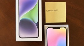 Good
													Apple iPhone 14 - Unlocked, Purple, 128 GB, A2649, photo 2 of 14