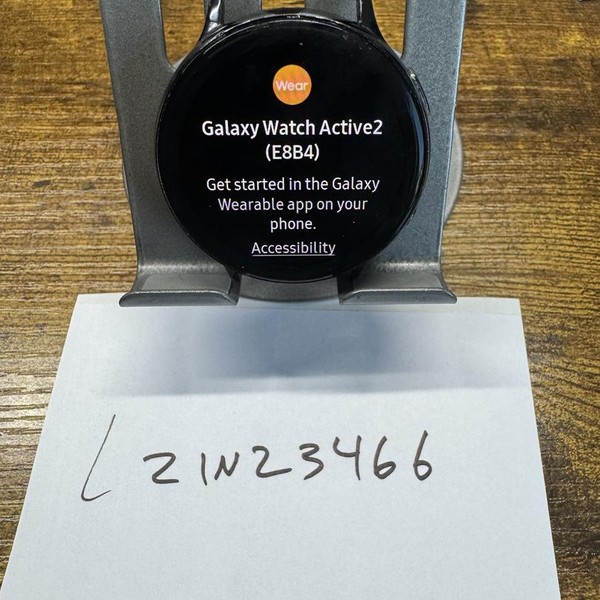 Samsung Galaxy Watch Active2 44mm - Unlocked, Black, Stainless Steel