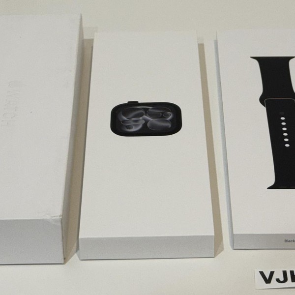 Apple Watch Series 11 46mm - Unlocked, Jet Black, A3337 - Cellular, Aluminum
