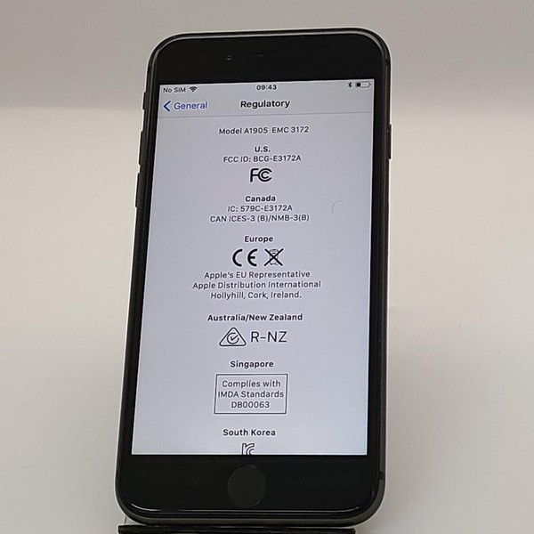 Apple iPhone 8 - AT&T, 64 GB, Gray, A1905, GSM