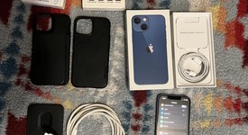Good
													Apple iPhone 13 Mini - Unlocked, Blue, 128 GB, A2481, photo 1 of 15