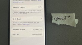 Mint
													Apple iPhone 16 - Unlocked, Black, 128 GB, A3081, photo 1 of 6