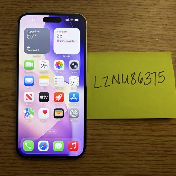 Apple iPhone 14 Pro Max - AT&T, Silver, 128 GB, A2651