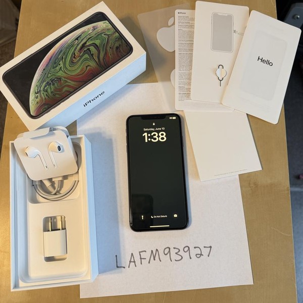Apple iPhone Xs Max - Unlocked, 256 GB, Gray, A1921