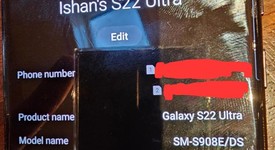 Good
													Samsung Galaxy S22 Ultra - Unlocked Non-US, Black, 512 GB, 12 GB, SM-S908E/DS, photo 3 of 7