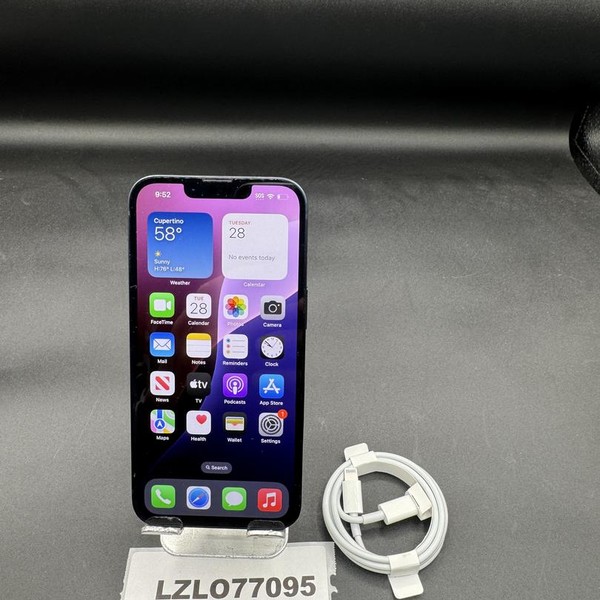 Apple iPhone 13 - Metro by T-Mobile, 128 GB, Midnight, A2482