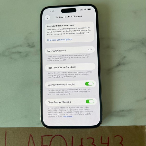 Apple iPhone 14 Pro Max - Unlocked, 128 GB, Gold, A2651