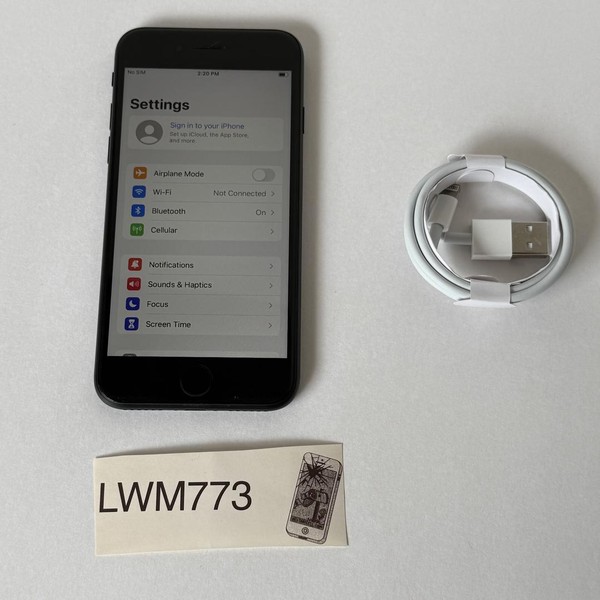 Apple iPhone SE 3rd Gen 2022 - Unlocked, 64 GB, Midnight, A2595