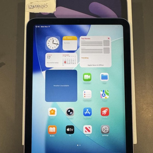 Apple iPad Mini 6th Gen - Wi-Fi, 64 GB, Purple, A2567