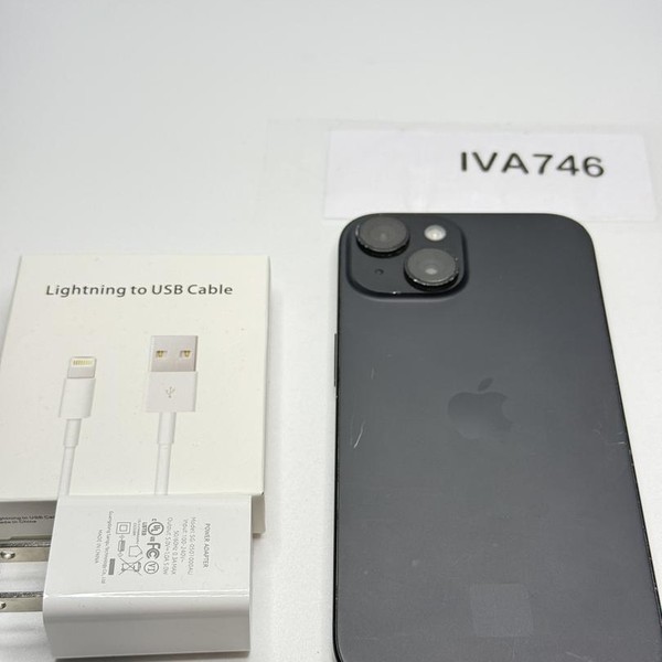 Apple iPhone 15 - Unlocked, 256 GB, Black, A2846