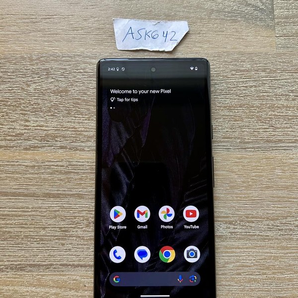 Google Pixel 7a - Unlocked, 128 GB, Charcoal, 8 GB, GWKK3