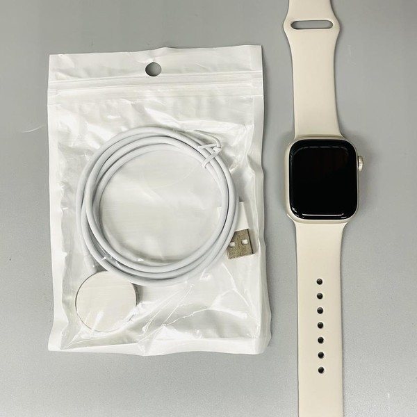 Apple Watch Series 7 45mm - AT&T, Starlight, A2477 - Cellular, Aluminum