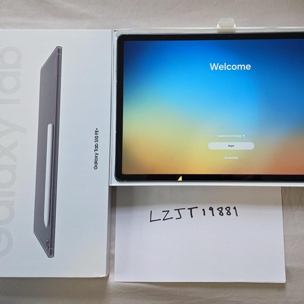 Samsung Galaxy Tab S10 FE+ Plus - Wi-Fi, 128 GB, Gray, 8 GB, SM-X620