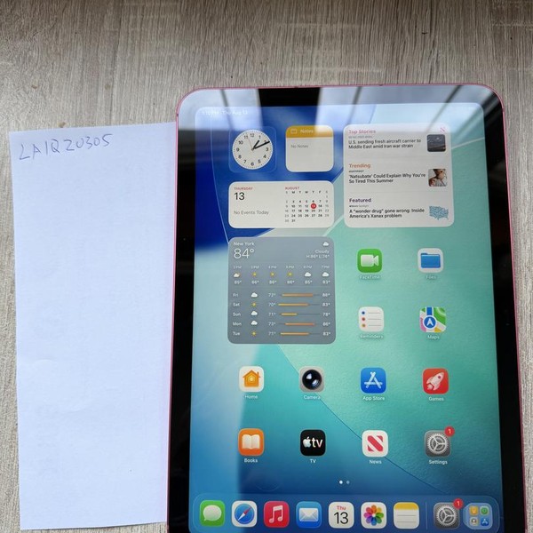 Apple iPad (10th Gen) - Unlocked, 256 GB, Pink, A2757