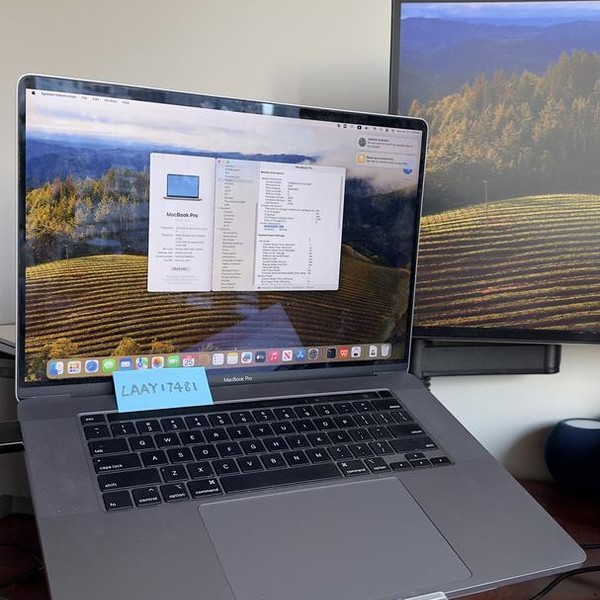 MacBook Pro 2019 - 16 inch - I7, Silver, 512 GB, 16 GB