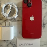 Mint Apple iPhone 14 - Unlocked, 128 GB, Red, A2649