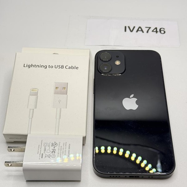 Apple iPhone 12 Mini - Unlocked, 64 GB, Black, A2176
