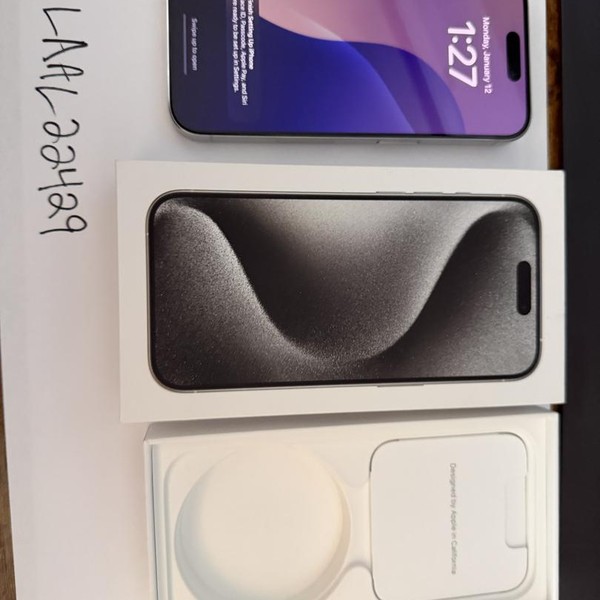 Apple iPhone 15 Pro - Verizon, 256 GB, White, A2848