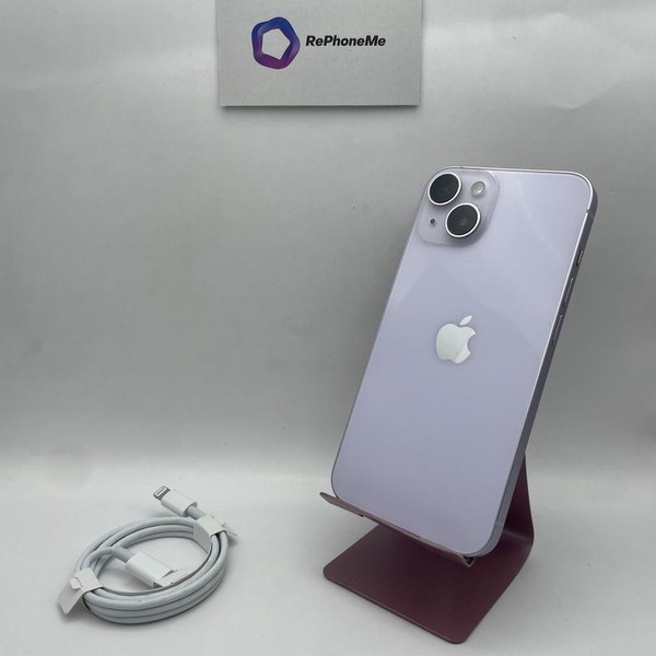 Apple iPhone 14 - Unlocked, 256 GB, Purple, A2649