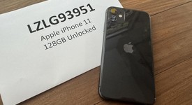 Good
													Apple iPhone 11 - Unlocked, Black, 128 GB, A2111, photo 3 of 5