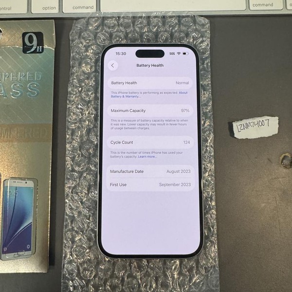 Apple iPhone 15 - Unlocked, 128 GB, Blue, A2846