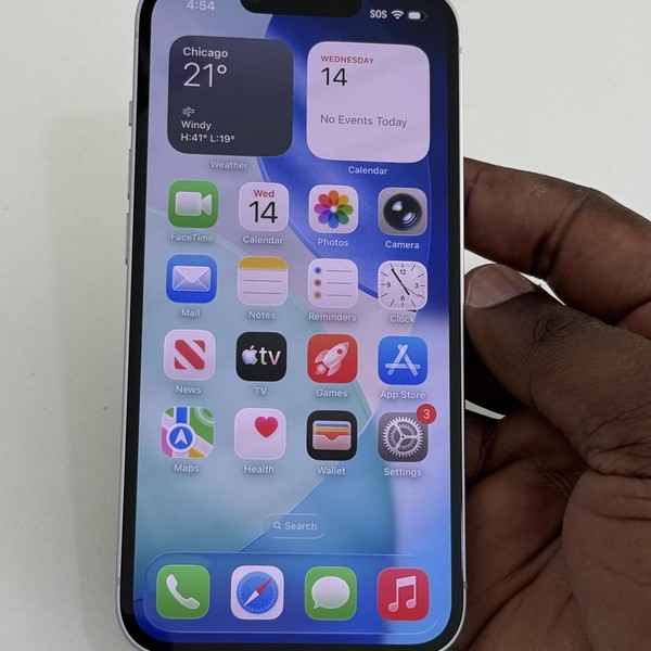 Apple iPhone 14 - Unlocked, 128 GB, Purple, A2649