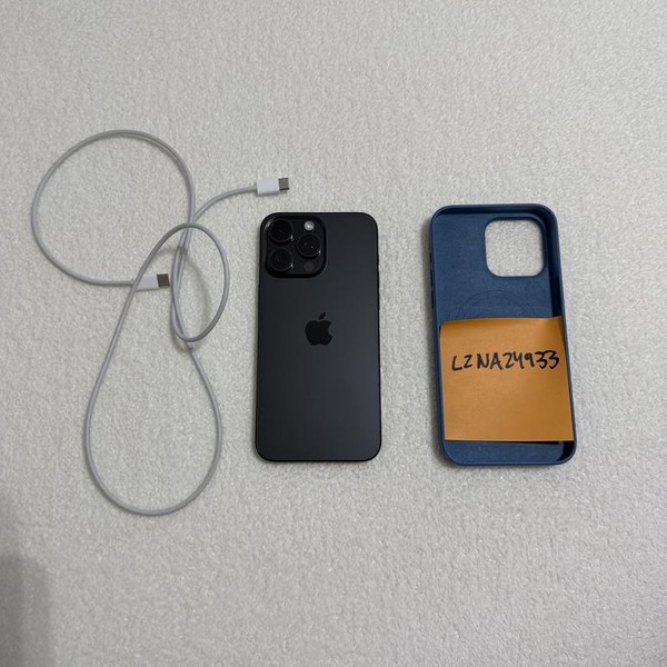 Apple iPhone 15 Pro Max - Unlocked, 256 GB, Black, A2849