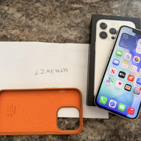 Apple iPhone 13 Pro - Unlocked, 128 GB, Silver, A2483